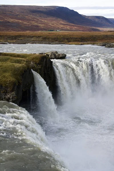 冰岛北部的 godafoss 瀑布 — 图库照片