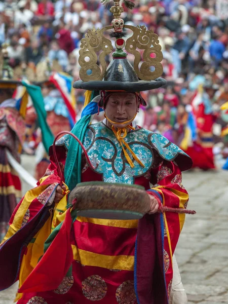 Paro Tsechu w Królestwie Bhutanu — Zdjęcie stockowe
