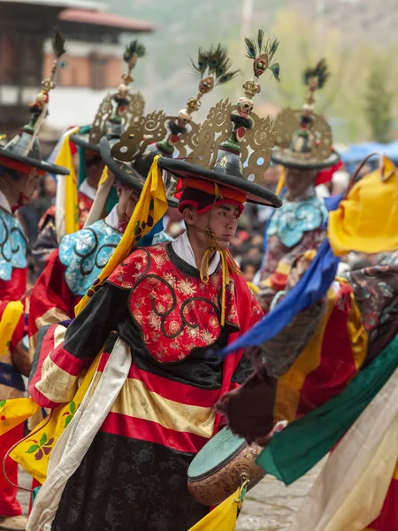 Paro Tsechu w Królestwie Bhutanu — Zdjęcie stockowe