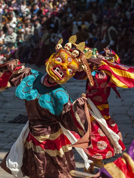 Paro Tsechu no Reino do Butão — Fotografia de Stock