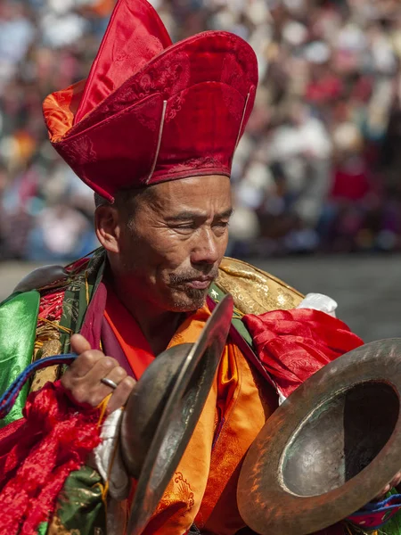 Paro Tsechu nel Regno del Bhutan — Foto Stock