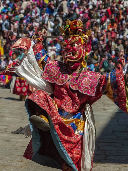 Paro Tsechu w Królestwie Bhutanu — Zdjęcie stockowe