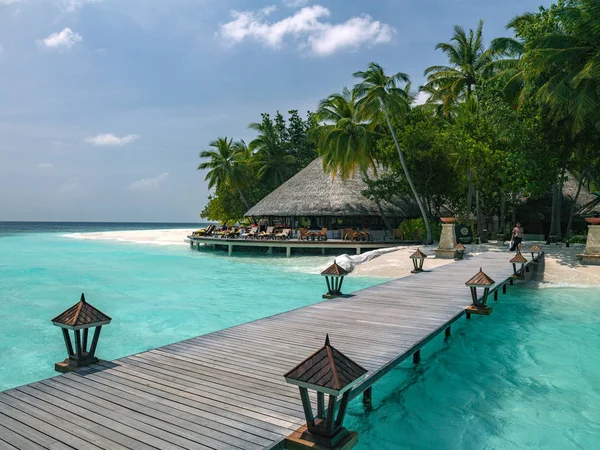 Angsana luxus üdülőhely a Maldív-szigeteken — Stock Fotó