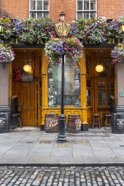 Irská hospoda - Temple Bar - Dublin - Irská republika — Stock fotografie