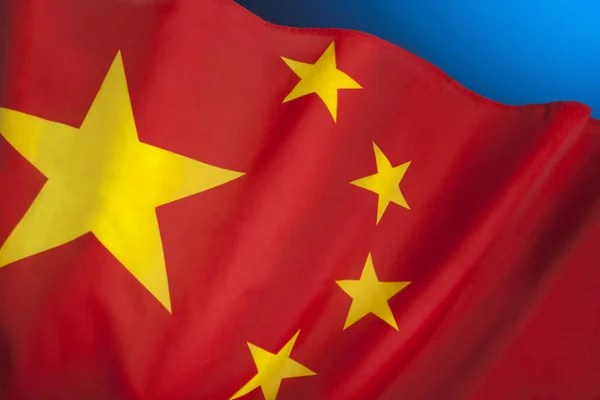 Bendera Republik Rakyat Tiongkok (China) — Stok Foto