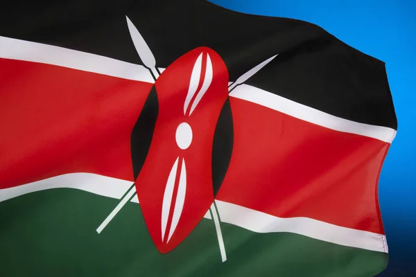 Bandera de Kenya — Foto de Stock