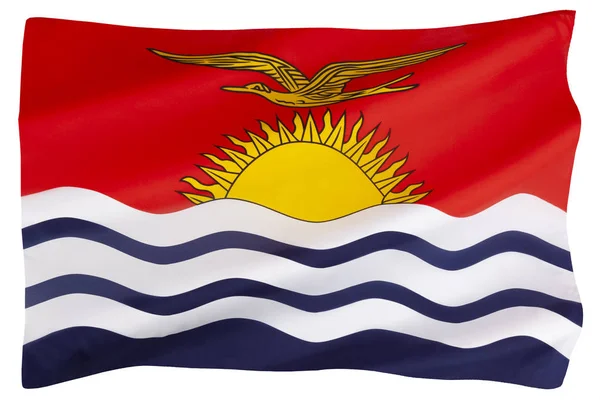 National Flag Ensign Kiribati Adopted July 1979 — Stock Photo, Image