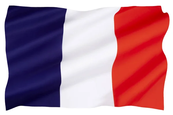프랑스의 프랑스 삼색기 French Tricolour 단순히 삼색기 Tricolour 라고도 — 스톡 사진
