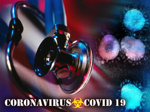 Coronavirus Covid Síndrome Respiratorio Agudo Grave Coronavirus Sars Cov Anteriormente — Foto de Stock