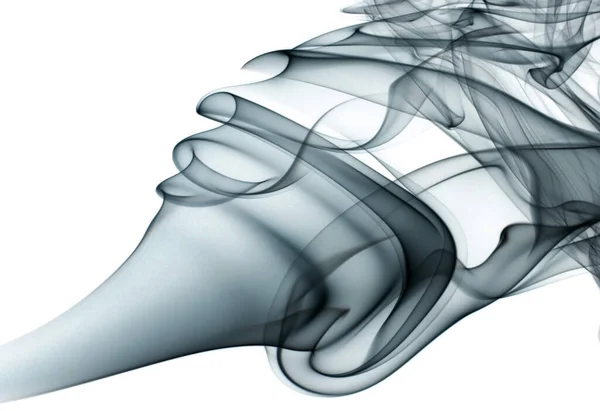 Redemoinhos Fumaça Feitos Design Abstrato — Fotografia de Stock