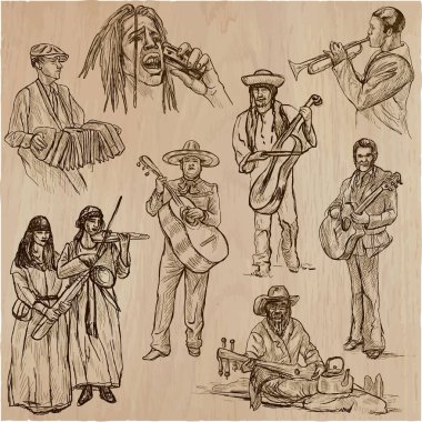 Müzik ve müzisyenler dünyanın dört bir yanından.