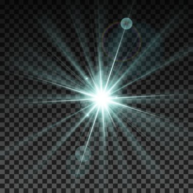 Aydınlatma kıvılcım. Vektör çizim.