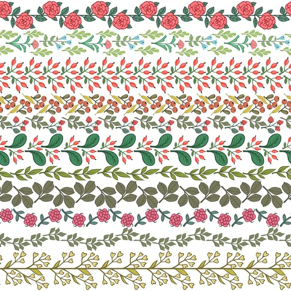 Motif floral sans couture. illustration vectorielle — Image vectorielle