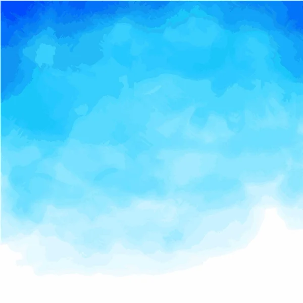 Блакитний фон аквареллю — стоковий вектор