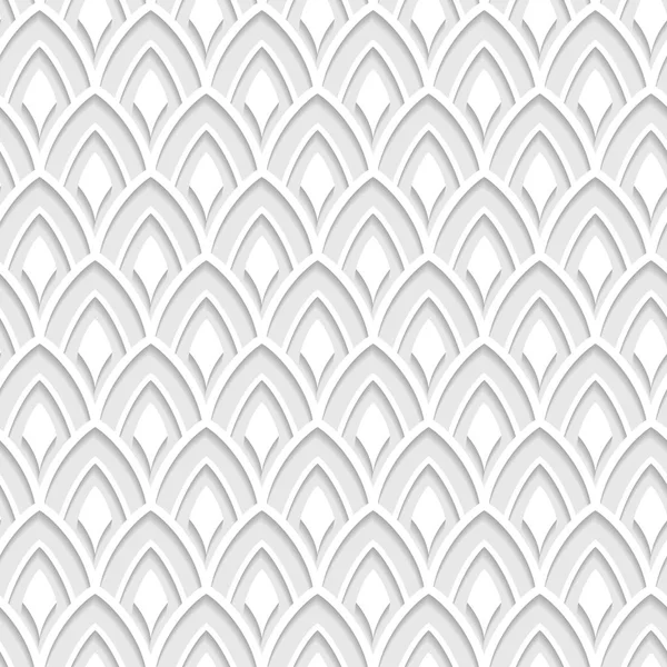 Échelle Poisson Modèle Sans Couture Illustration Vectorielle — Image vectorielle