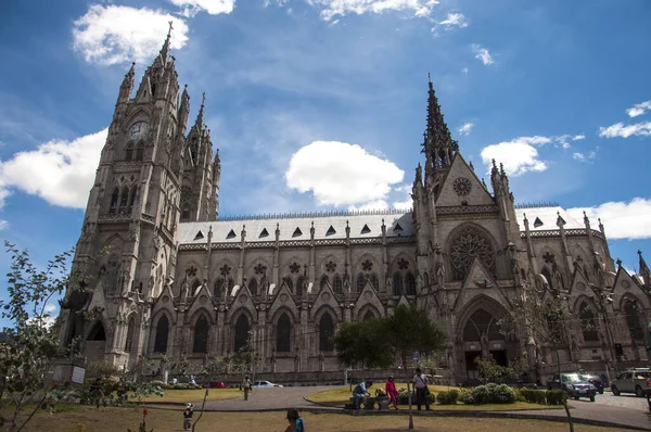 Die Basilika Quito Ecuador — Stockfoto