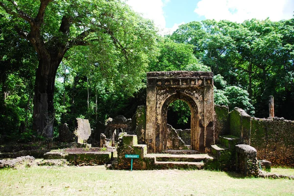 Ruínas de Gedi, Quênia — Fotografia de Stock