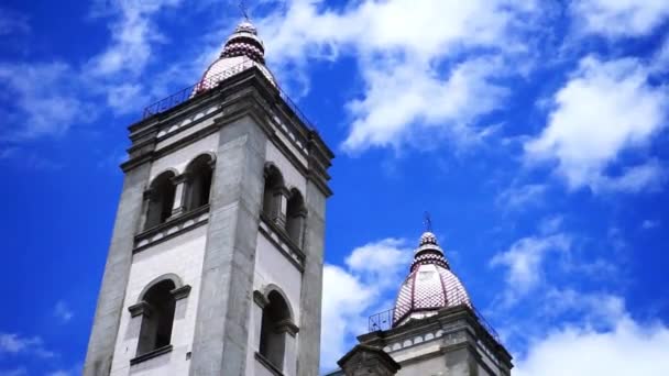 Pohled Kostel Senor Del Arbol Cuicuno Ekvádor — Stock video
