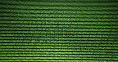 0 'dan 9' a kadar bilgisayar ekranına düşen sayılar - efekt benzeri matris