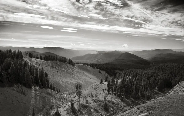 Uitzicht vanaf de Timberline Lodge, Oregon — Stockfoto