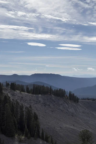 Olhando para o leste de Timberline Lodge, Mount Hood, Oregon — Fotografia de Stock
