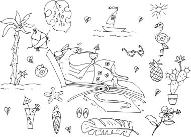 Tatildeki fare karalaması