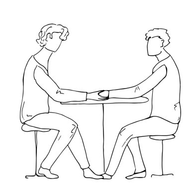 Beyaz arkaplanda izole edilmiş insanlar