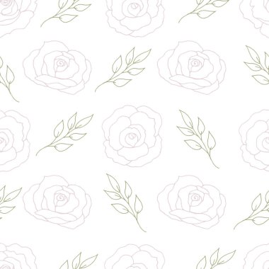 Beyaz arkaplanda bitki örtüsü izole edilmiş