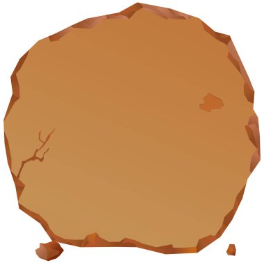 Kaya boş işaret vektörü simgesi