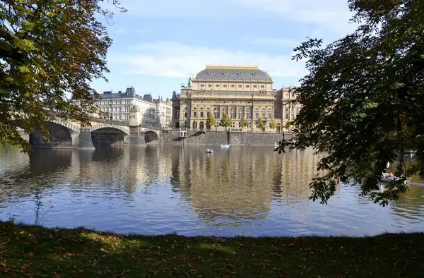 Teatro nazionale da Praga — Foto Stock