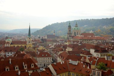 Prag'da sonbahar gelen Mimarlık 