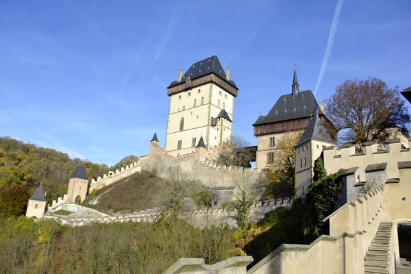 Arquitectura del castillo de Karlstejn —  Fotos de Stock