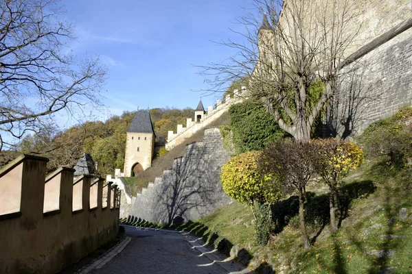 Arquitectura del castillo de Karlstejn —  Fotos de Stock