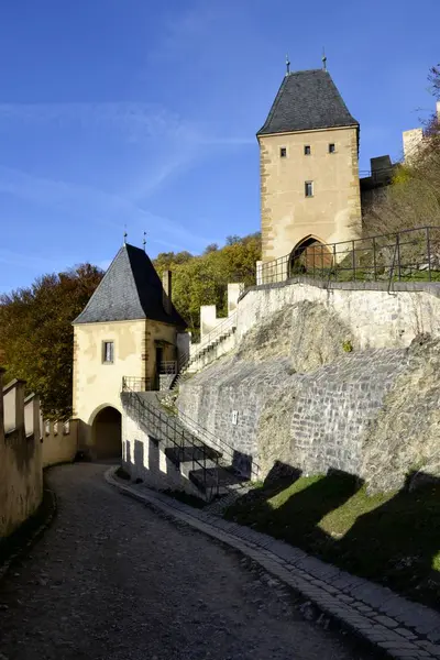 Arquitectura del castillo de Karlstejn —  Fotos de Stock