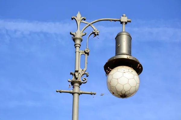 Detail of outdoor  street lamp — Stock Photo, Image