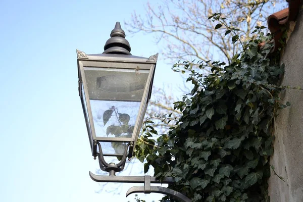 Detail of outdoor  street lamp