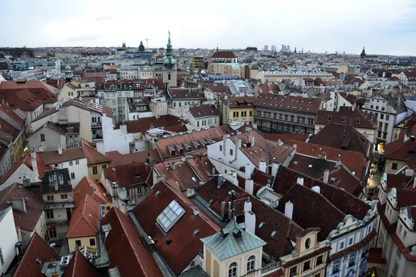 Architektura z Pragi w Boże Narodzenie — Zdjęcie stockowe