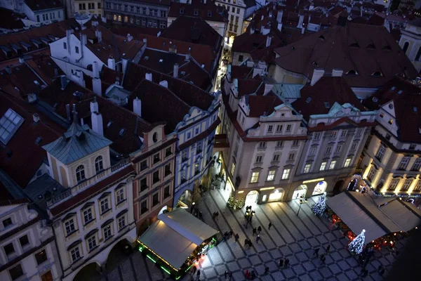 Architektur aus Prag zu Weihnachten — Stockfoto