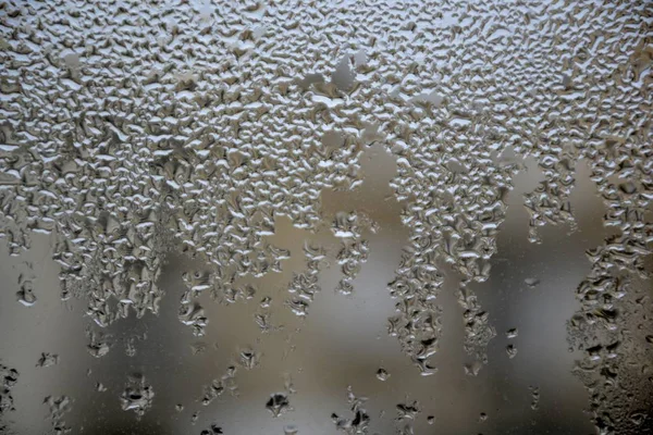 Detail of a wet moist glass — Stock Photo, Image
