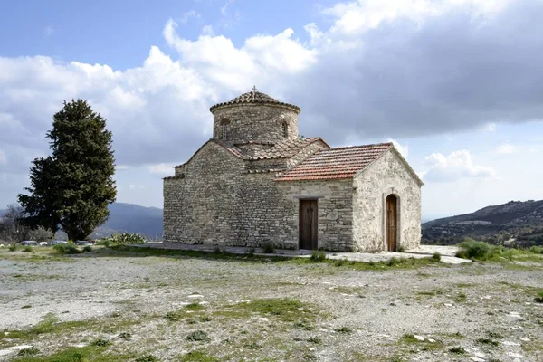 Architecture from old church in Kato Lefkara village — Stock Photo, Image