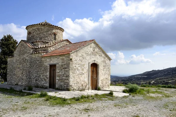 Mimari Kato Lefkara köyde old Church — Stok fotoğraf