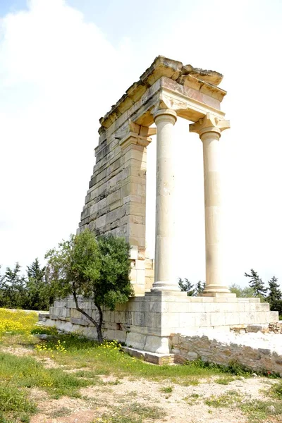 Het platform van het heiligdom van Apollon Hylates — Stockfoto