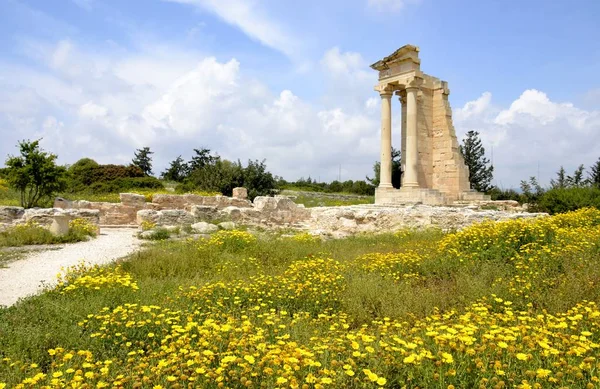 Arquitetura do santuário de Apollon Hylates — Fotografia de Stock