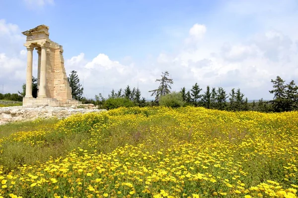 Αρχιτεκτονική από το ιερό του Απόλλωνα Υλάτη — Φωτογραφία Αρχείου