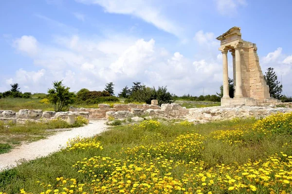 Het platform van het heiligdom van Apollon Hylates — Stockfoto