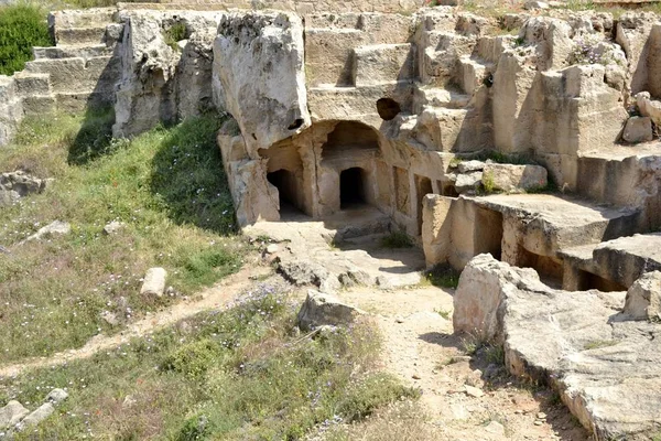 Oude ruïnes van Paphos op Cyprus — Stockfoto