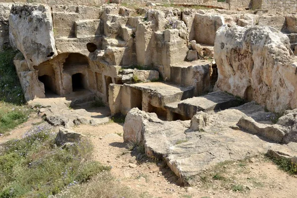 Oude ruïnes van Paphos op Cyprus — Stockfoto