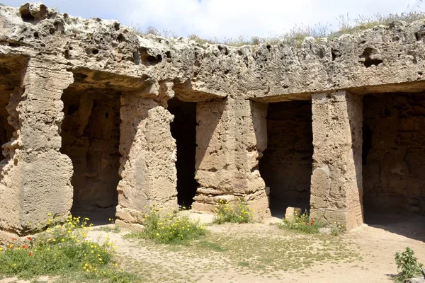 Oude ruïnes van Paphos op Cyprus — Stockfoto