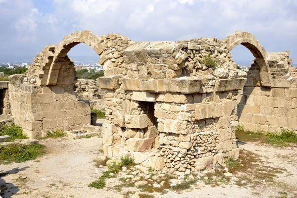 Ruínas antigas de Paphos em Chipre — Fotografia de Stock