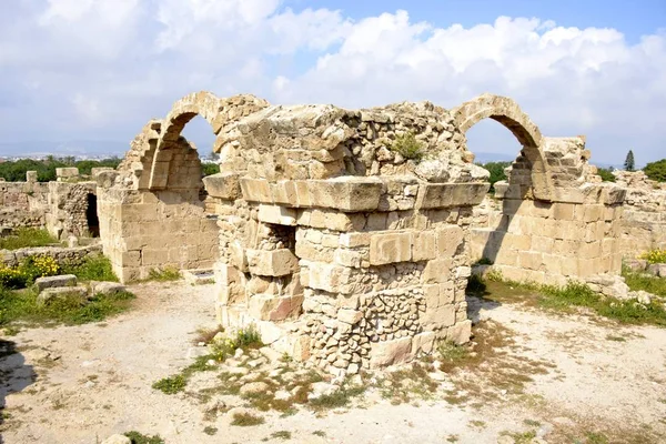 Ruínas antigas de Paphos em Chipre — Fotografia de Stock